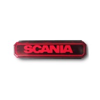 LED габарити за камиони с логото на Scania бяло, оранжево, червено